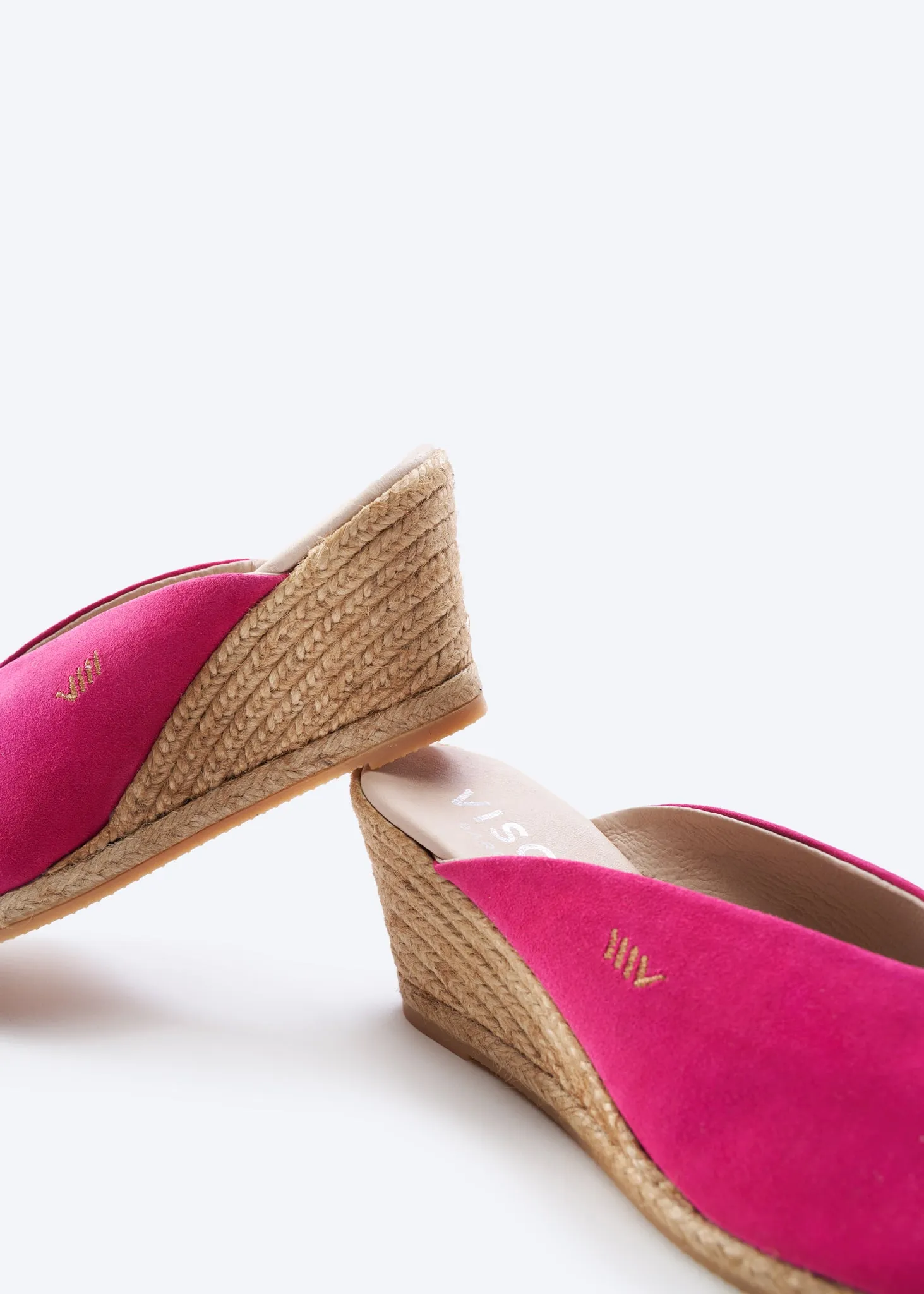 Truja Limited Edition Suede Espadrille Mule Wedges