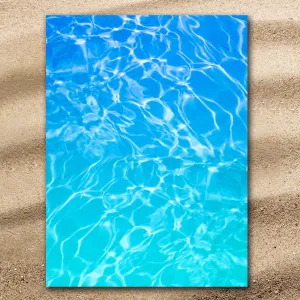 Turquoise Sea Jumbo Beach Towel