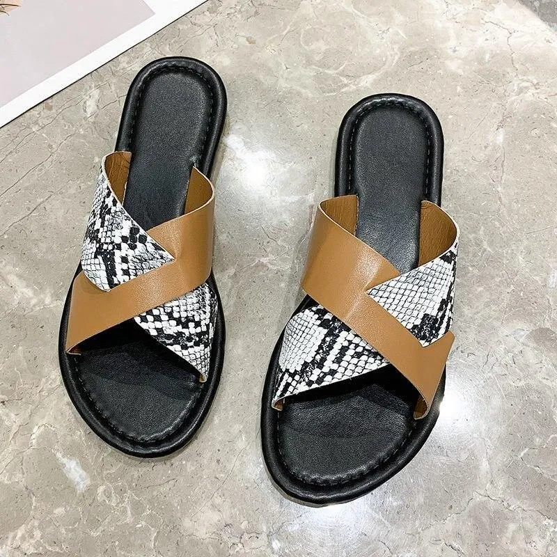 Women's Indoor Stripe Sandals