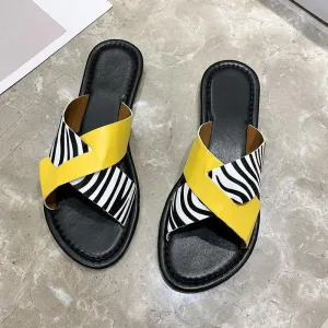 Women's Indoor Stripe Sandals